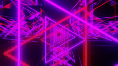 Purple And Red Background Vj Loop Tunnel Traveling HD