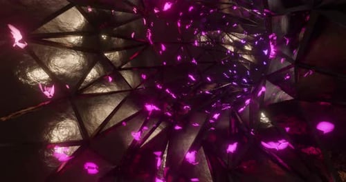 Túnel de fundo abstrato