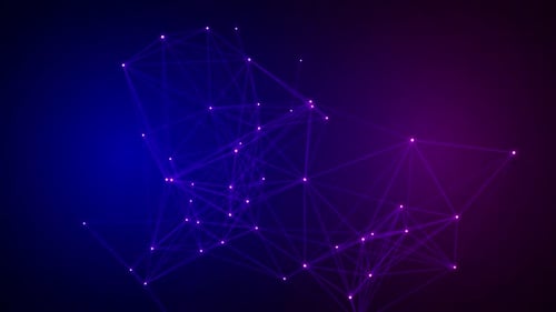 Colorful Plexus Network Interface Background Loop V8