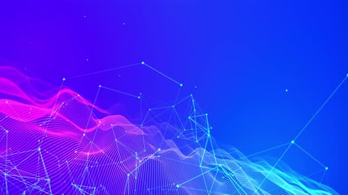 Blue Plexus Technology Network Interface Background Loop V2