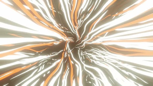 Animation de fond VJ Loop Space Hair blanche et orange en 1080HD