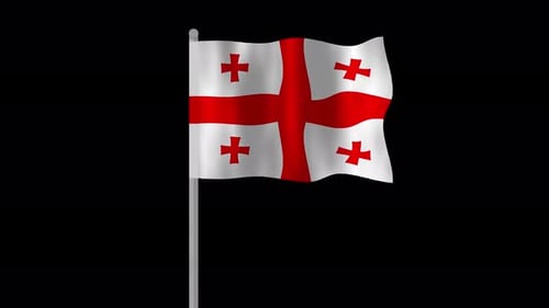 Nationalflagge Georgiens