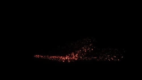 Dynamic Golden Sparkle Light Trail Reveal
