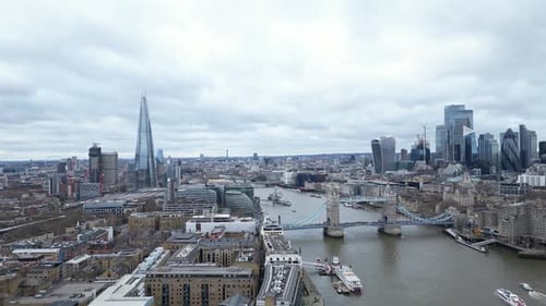 Aerial Boats In London