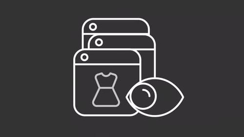 Consumer behavior white animation