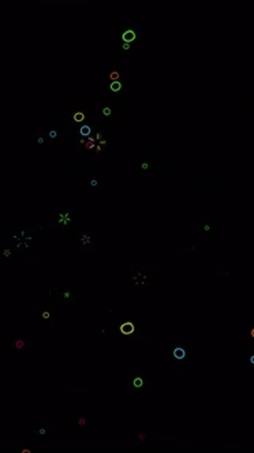Floating Colorful Animated Bubble Popping Background Loop