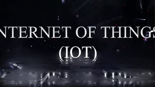 Glitch Digital Internet of Things IOT Title Reveal