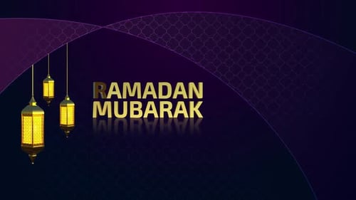 Ramadan Mubarak Background Loop