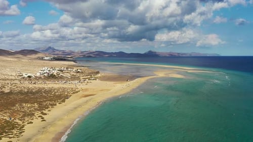 Jandia Peninsula, Risco del Paso, Playas de Sotavento and Laguna de Sotavento, Fuerteventura, Canary