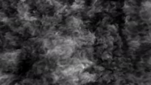 Stream Of Smog Moving To Side 4K Loop