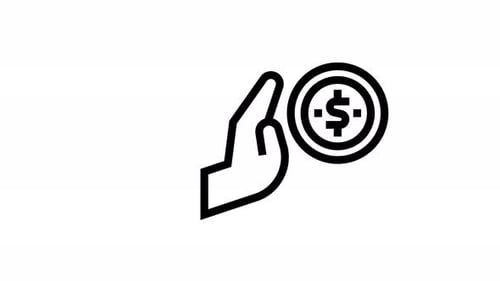 recusar animação de ícone de linha