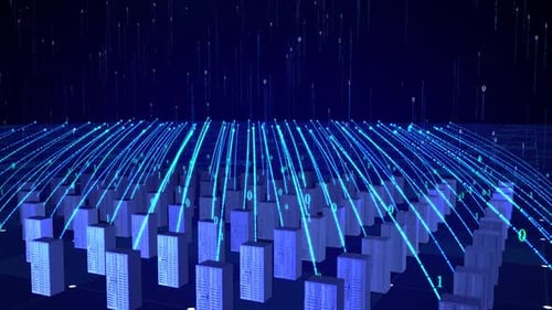 Storage And Cloud Computing Network Server Data Upload