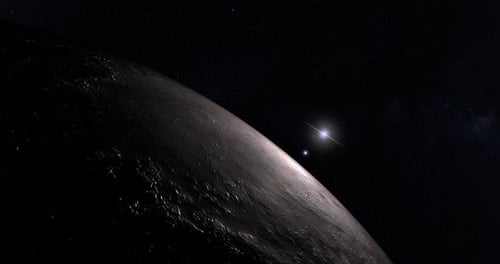Proxima Centauri B mit Alpha-Centauri-Sternen