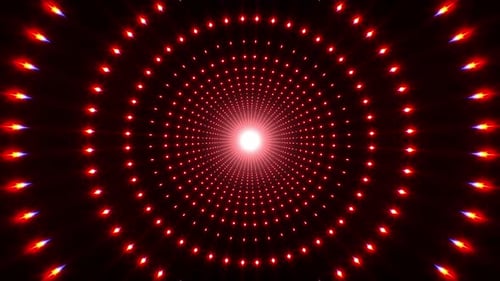 Blinkende rote Lichter