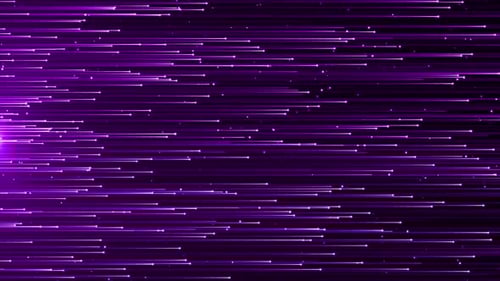 Loop de fundo abstrato de partículas roxas V5