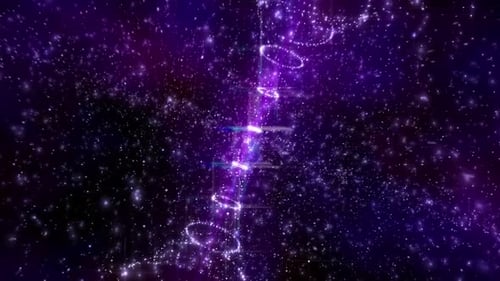 Dynamic Space Tunnel Particle Intro