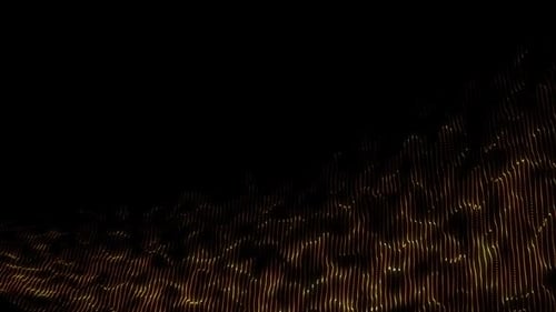 Fondo ondulado de superficie dorada HD