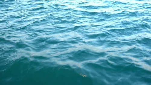 Abstract gentle sea waves background. Beautiful beach ,Aerial drone footage