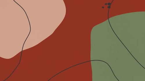 Fond animé de motif abstrait numérique multicolore