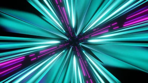 Cyan And Pink Dimension X Background Vj Loop In HD