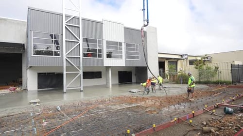 Timelapse Concrete Pour