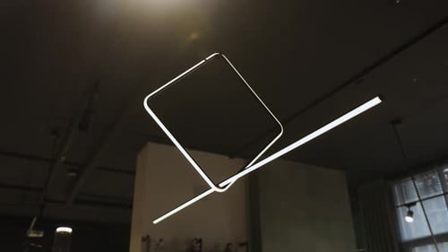 Minimalist Lighting Design Concepts in a Contemporary Living Space Setting A Stylish LED Light