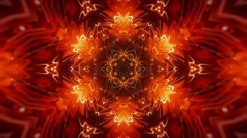 Red Magic Abstract Pattern