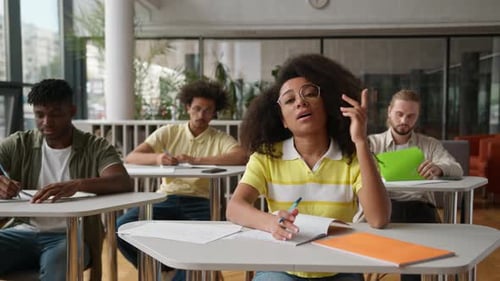 University High School Academy College Lecture Class Lesson Difficulty Task Test Exam African