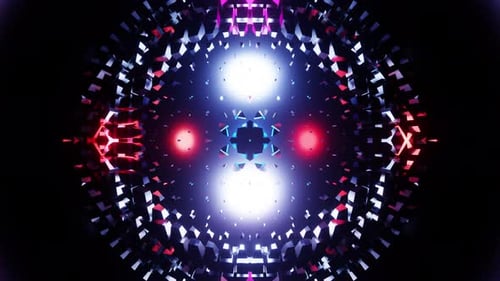 Steel Blue With Red And Piank Equalizer Vj Loop For Music Party Background