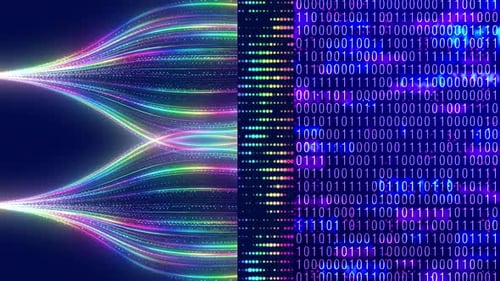 Artificial Intelligence Data Connection Background