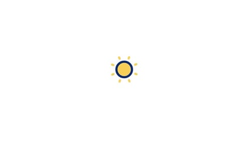 Animiertes Wettersymbol