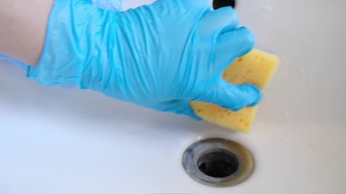 Cleaning the Bathroom Sink or Wash Basin