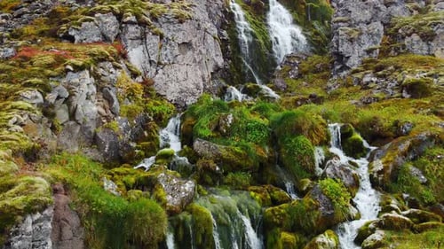 Nature Iceland Waterfall Magical Morning Cascade River Landscape