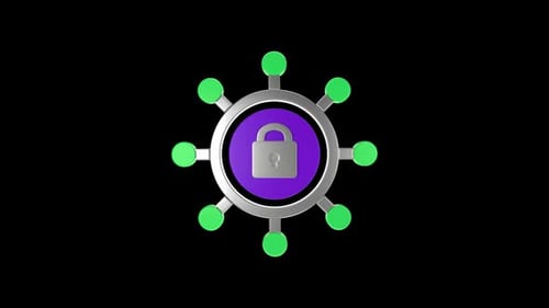 Network Security 3D Animation | Alpha Channel