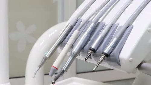 Dental Instruments at a Modern Dentist Office