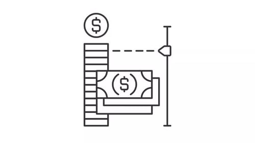 Animated transaction limit icon