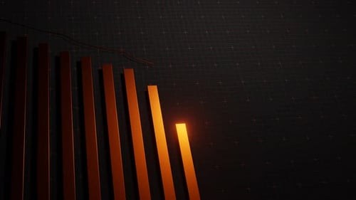 Dynamic 3D Bar Chart and Line Graph Data Animation