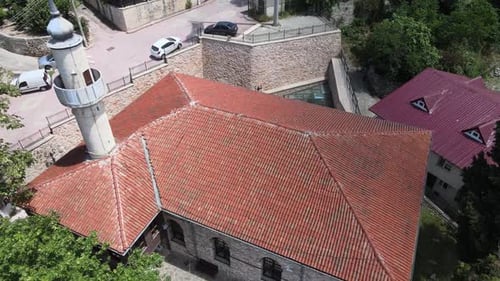 Alte Moschee aus der Luft