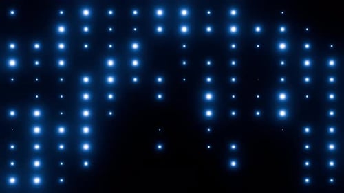 Ice Blue Background With Lights Vj Loop