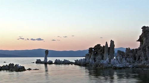 Mono Lake at Sunset, Time Lapse Basin