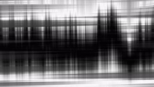 Animierte abstrakte Graustufen-Grafik im Hintergrund, einfarbige Linien und Schatten