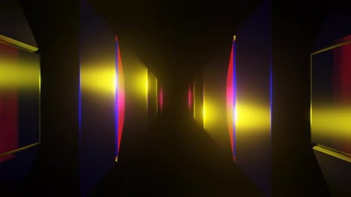 Neon Multicolor Psychedelic Hypnotic VJ Seamless Loop