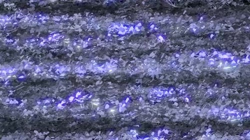 Abstract Glowing Shards Seamless Loop Background