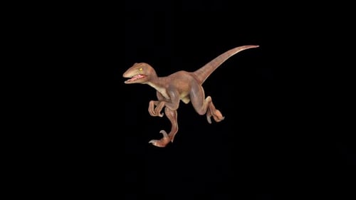 Velociraptor Run Front