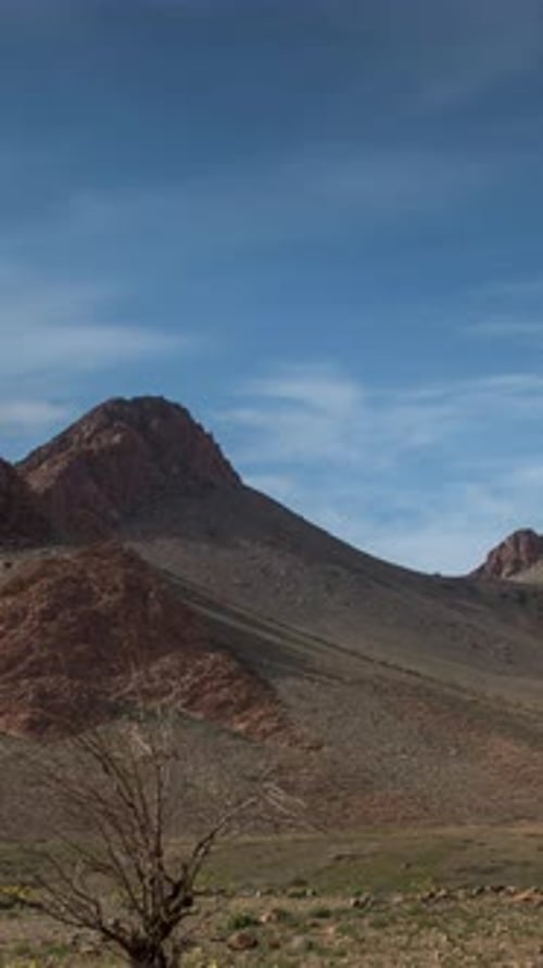 Atlas Mountains Morocco in Vertical