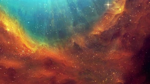 Nébuleuse spatiale brillante
