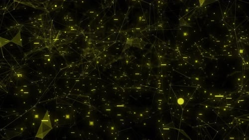Futuristic Digital Network Connectivity Data Loop Background