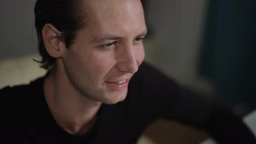 Emotional Expression Displayed in a Stunning Candid Portrait Capturing True Feelings and Moments