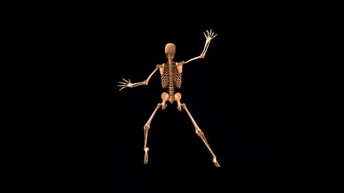 Skeleton Falling 3
