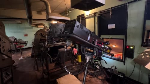 Projection Booth Room Cinema Theatre Lighting Effects,Blackpool Winter Gardens